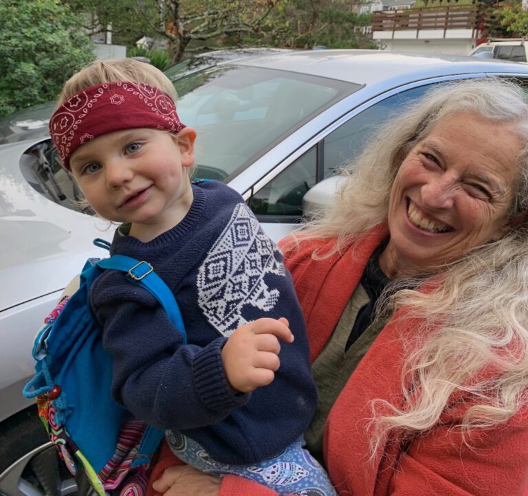 Lee and her grandson, Bodie